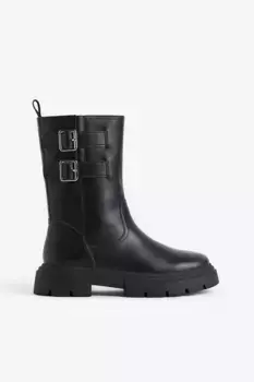 Рокерские ботинки H&M, черный