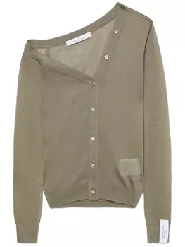 Rokh кардиган асимметричного кроя, коричневый