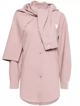 Rokh многослойная рубашка с длинными рукавами, розовый