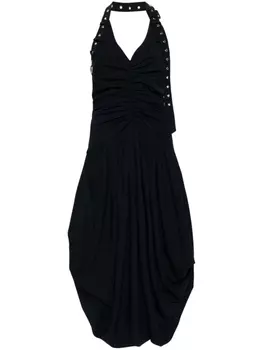 Rokh платье с вырезом халтер, синий