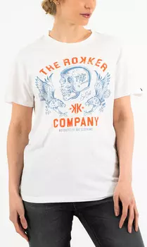 Футболка женская Rokker Eagle Loose, белый