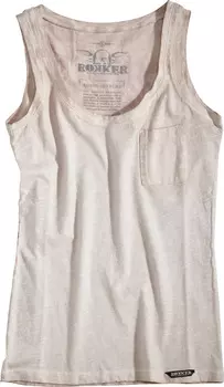 Рубашка мотоциклетная женская Rokker Lucky, белый