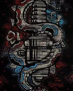 Шарф Rokker Poison многофункциональный с рисунком