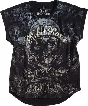 Rokker Rebel Roses 77 Women´s рубашка,