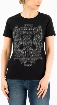 Футболка женская Rokker Wings Classic, черный