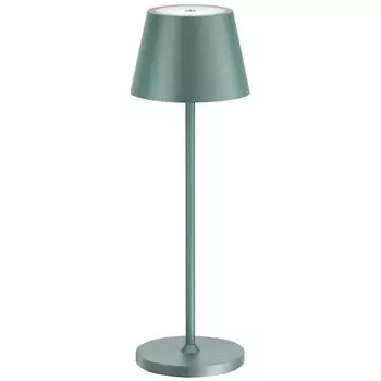 РОЛЬФ КЕРН – Светодиодная настольная лампа «CLUB 38см», аккумуляторная, с регулировкой яркости, IP54, 2700К, базальтовый серый ETT