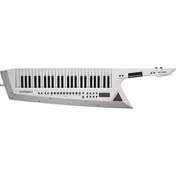 Roland AX-Edge 49-Key Keytar Synthesizer USB MIDI Bluetooth Controller White AX-EDGE-W