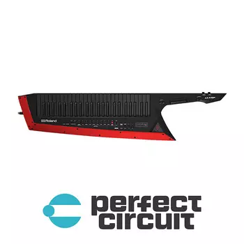 Roland AX-EDGE 49-клавишный клавиатурный синтезатор + MIDI-контроллер (черный) AX-EDGE 49-Key Keytar Synthesizer + MIDI Controller (Black)