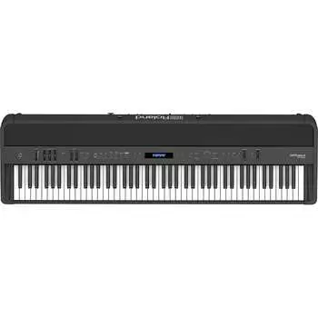 Roland FP-90X 88-клавишная клавиатура для цифрового пианино, моделирование фортепиано PureAcoustic, черный FP-90X-BK