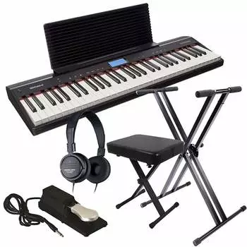 Roland GO:PIANO Portable Keyboard KEY ESSENTIALS BUNDLE