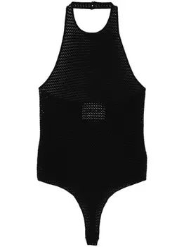 Roland Mouret ажурное боди, черный