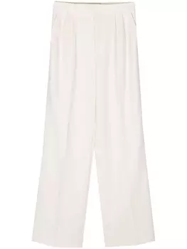 Roland Mouret брюки строгого кроя с завышенной талией, нейтральный цвет