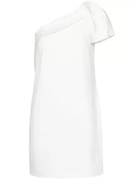 Roland Mouret креповое платье мини, нейтральный цвет