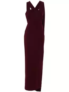 Roland Mouret платье кади, красный