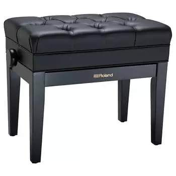 Roland RPB-500BK Мягкая скамья для фортепиано с отделением для хранения, цвет Satin Black