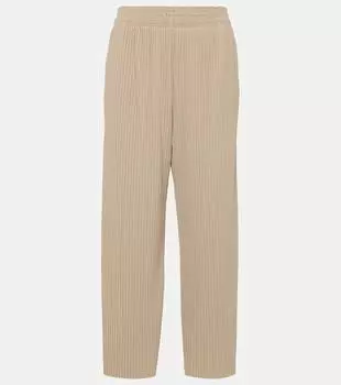 Rolanda широкие брюки с высокой посадкой Max Mara, бежевый