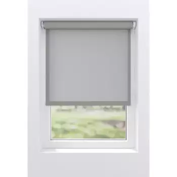 Ролетная штора для моего дома «Mia ECO», затемняющая, антибликовая ширма, с сверлением/без сверления, свободно висящая, изготовлена из переработанных ПЭТ-бутылок, крепление Klemmfix или винтами My Home, цвет hellgrau/hellgrau + wei