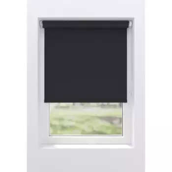 Ролетная штора для моего дома «Mia ECO», затемняющая, антибликовая ширма, с сверлением/без сверления, свободно висящая, изготовлена из переработанных ПЭТ-бутылок, крепление Klemmfix или винтами My Home, цвет schwarz/schwarz + wei