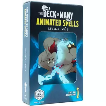 Ролевая игра Hit Point Press The Deck of Many Animated Spells: Level 5 Vol 1 (D&D 5E Compatible)