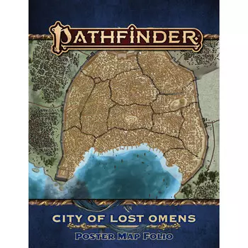 Ролевая игра Paizo Publishing Pathfinder 2E RPG: City of Lost Omens Poster Map Folio