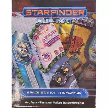 Ролевая игра Paizo Publishing Starfinder RPG: Flip-Mat - Space Station Promenade