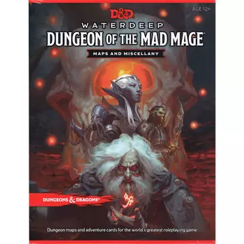 Ролевая игра Wizards of the Coast D&D 5E RPG : Waterdeep - Dungeon of the Mad Mage - Maps & Miscellany