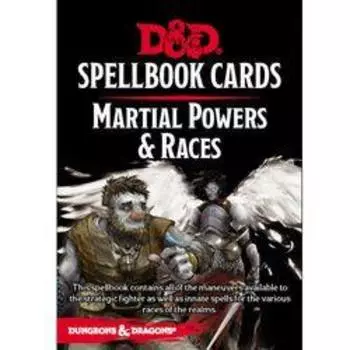 Ролевая игра Wizards of the Coast Dungeons & Dragons - Spellbook Cards - Martial Powers and Races