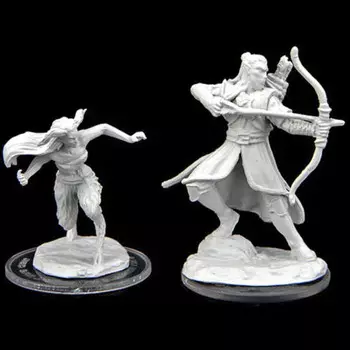 Ролевая игра WizKids/NECA Critical Role Unpainted Miniatures: W2 Verdant Guard Marksman & Satyr