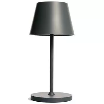 ROLF KERN Светодиодная настольная лампа | КЛУБ 25см | Настольная лампа на аккумуляторе без кабеля ETT, черный