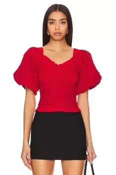 Ром ком топ Show Me Your Mumu, красный