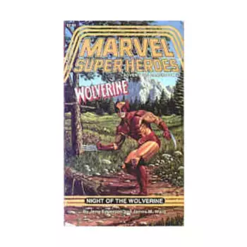 Роман в мягкой обложке Marvel Super Heroes Gamebook #3 - Wolverine in Night of the Wolverine, Marvel Super Heroes (TSR)