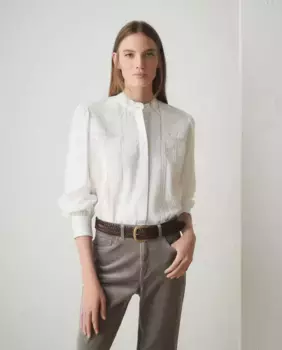 Романтическая блузка с длинными рукавами Lloyd's, цвет 120 Crudo