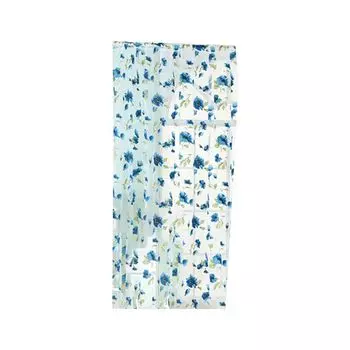 Романтическая спальня, оконная занавеска с цветочным принтом, прозрачная перегородка, домашний декор, желтый Stuttg, синий