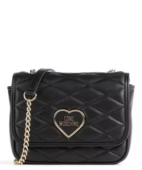 Романтическая сумка через плечо из искусственной кожи Love Moschino, черный