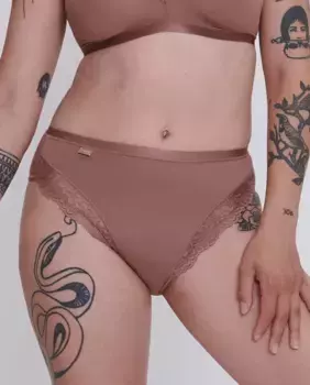 Романтические трусики Тай Sloggi, коричневый