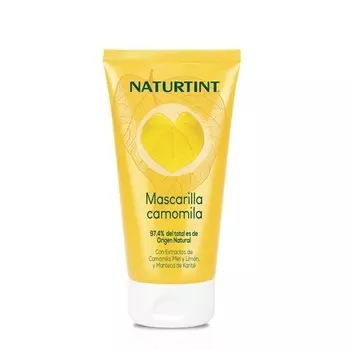 Ромашковая маска увлажняющая и сияющая с интенсивными золотистыми бликами 150мл, Naturtint