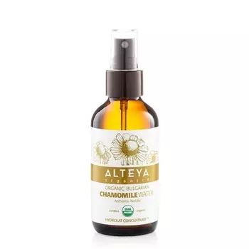 Ромашковая вода Alteya Bio Spray, 120 мл — 100 % органическая вода, сертифицированная Министерством сельского хозяйства США, дистиллированная паром, непосредственно от производителя ромашки Alteya Organics