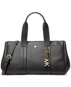 Ромео Средняя Кожаная Сумка Ист-Вест Michael Kors, черный
