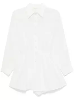 Ромпер Crush с вышивкой ZIMMERMANN, белый