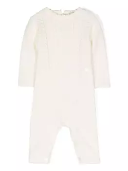 Ромпер фактурной вязки Patachou, белый