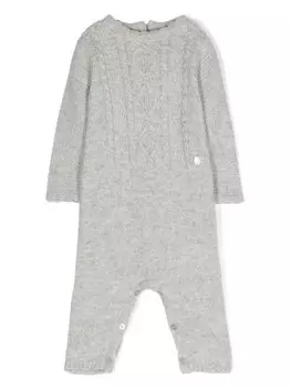 Ромпер фактурной вязки Patachou, серый