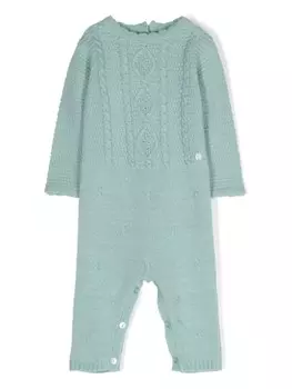Ромпер фактурной вязки Patachou, зеленый
