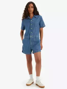 Ромпер Heritage с короткими рукавами Levi's, цвет Playday - Medium Wash