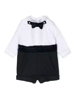 Ромпер с бантом Patachou, синий