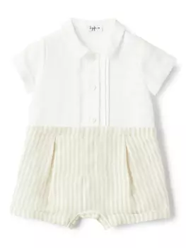 Ромпер с короткими рукавами Il Gufo, белый