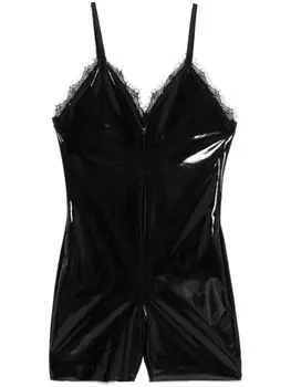 Ромпер с кружевом из коллаборации с Lia Aram Alchemy, черный