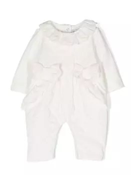 Ромпер с кружевом Patachou, белый
