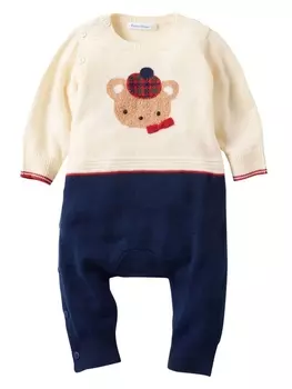 Ромпер с логотипом Familiar, белый