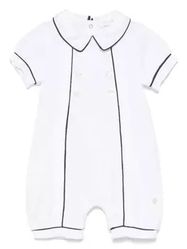 Ромпер с окантовкой Patachou, белый