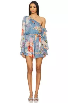 Ромпер с поясом Hemant And Nandita, blue floral